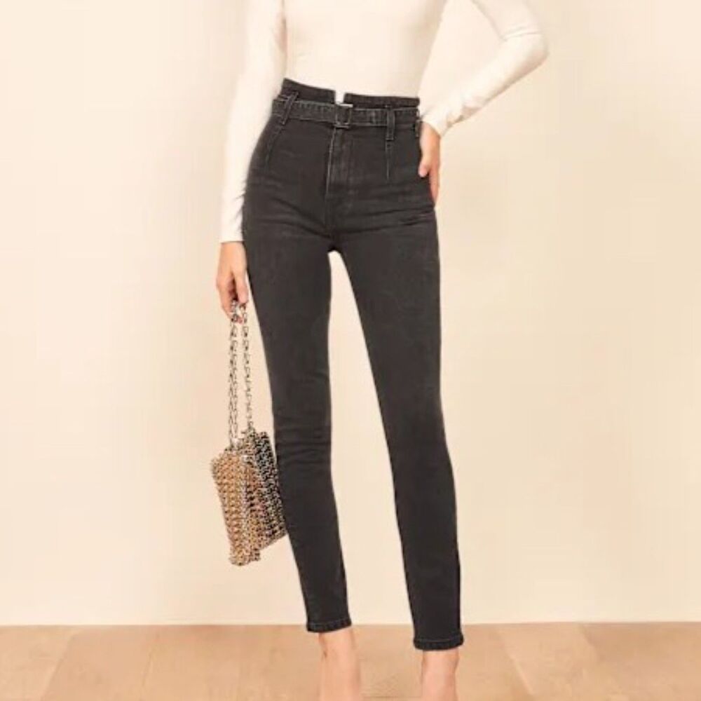 Reformation - Black Skinny Jeans